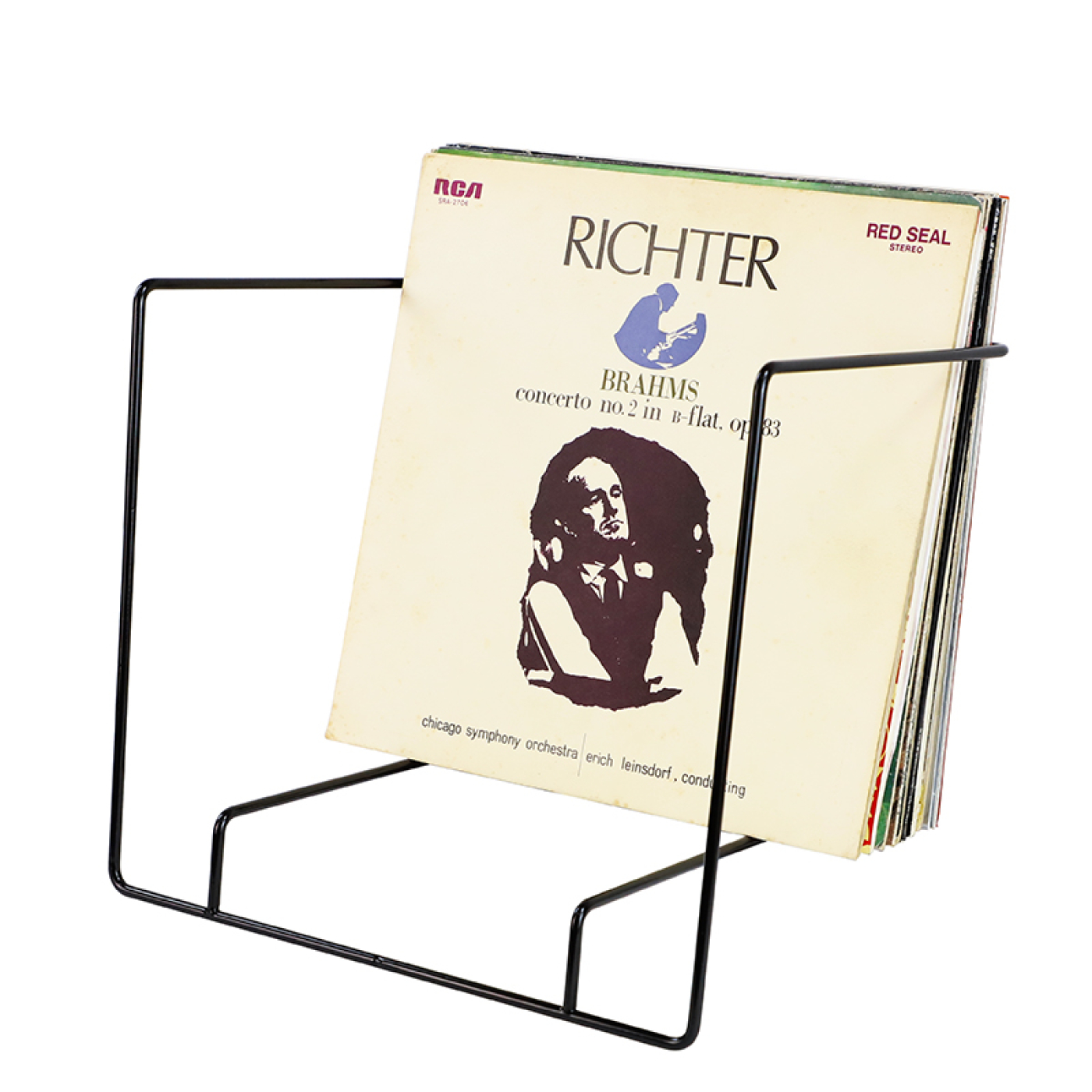 VDD Storage System - LP Aufbewahrungsregal - LP Case - LP Rack - Vinyl Rack - Metall - Schwarz