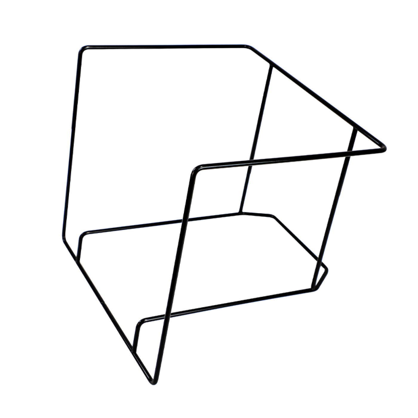 VDD Storage System - LP Aufbewahrungsregal - LP Case - LP Rack - Vinyl Rack - Metall - Schwarz - alternatives Bild