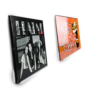 Schallplatten-Display – Fotoregal – Wandregal – Fotorahmenregal – transparentes Acryl