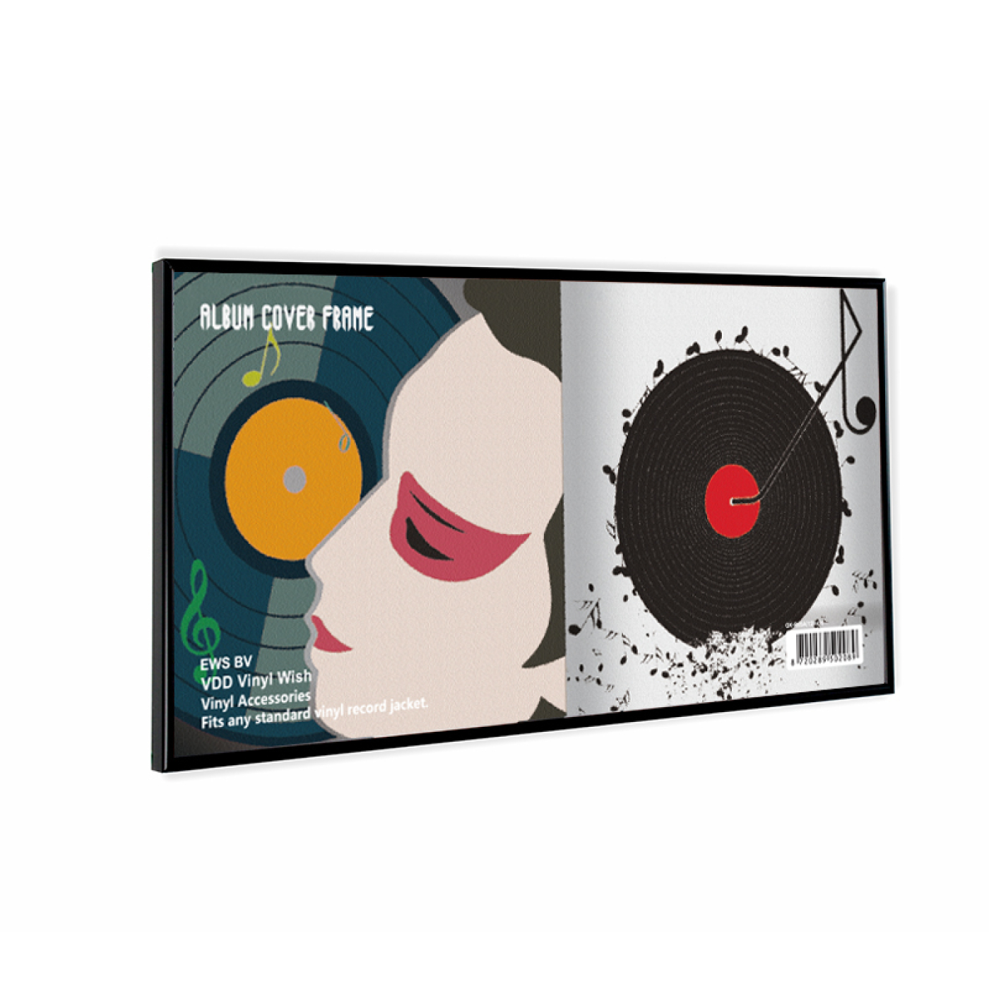 Lp Vinyl Platten Wechselliste - Rahmen LP Vinyl Platten 12 Zoll - Rahmen für 2 Stück - alternatives Bild