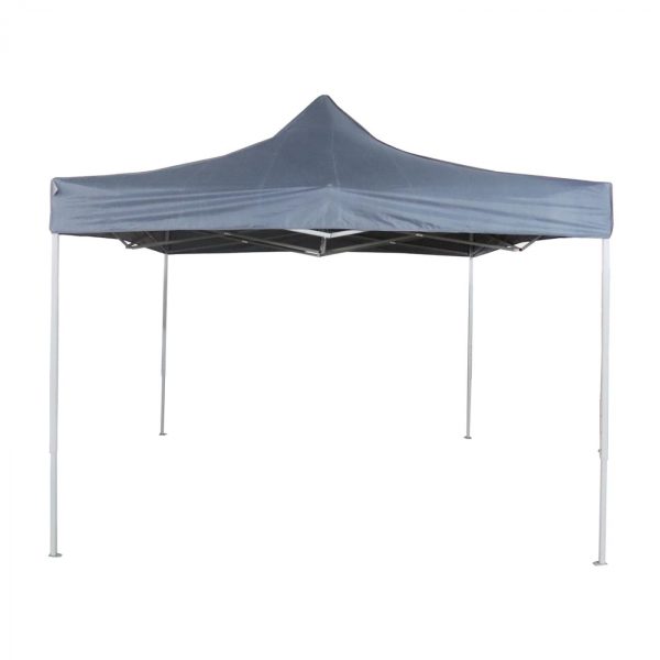   Partyzelt ANTHRAZIT grau 3m x 3m faltbar
