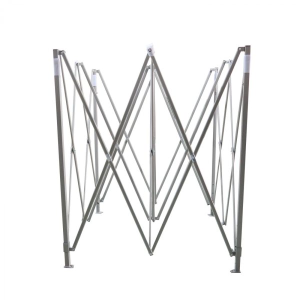   Partyzelt ANTHRAZIT grau 3m x 3m faltbar