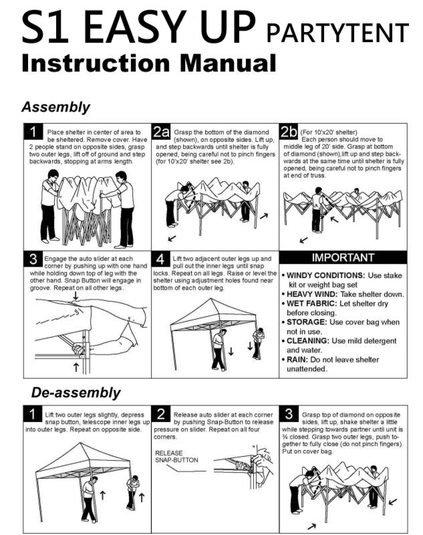 Partyzelt easy up 3 x 3 - Mundharmonikagestell - 420D Oxford schwarze Zeltplane mit PVC-Beschichtung - VDD World DE Partyzelt easy up 3 x 3 - Mundharmonikagestell - 420D Oxford schwarze Zeltplane mit PVC-Beschichtung - VDD World DE