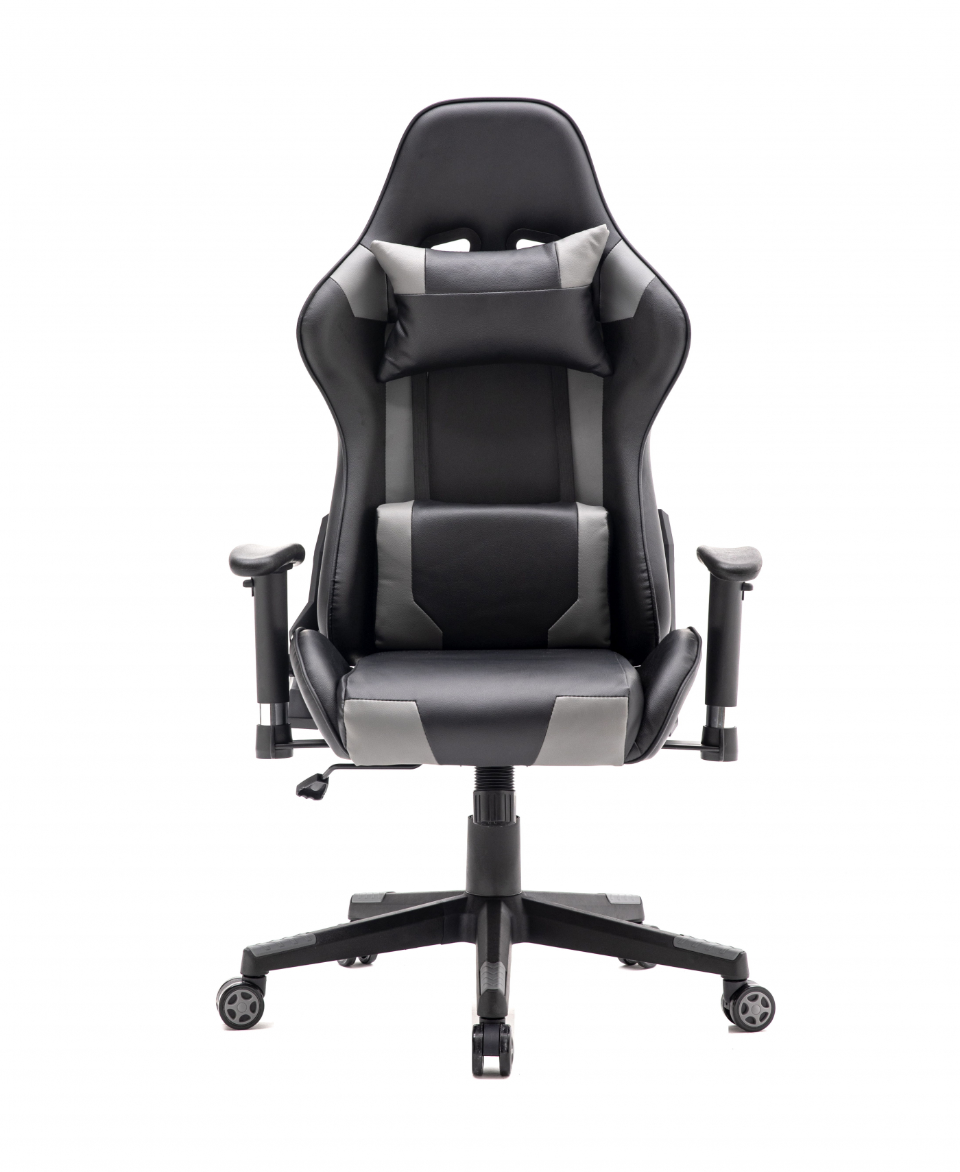 Gaming Stuhl Thomas - Bürostuhl Racing Gaming Style - schwarz grau