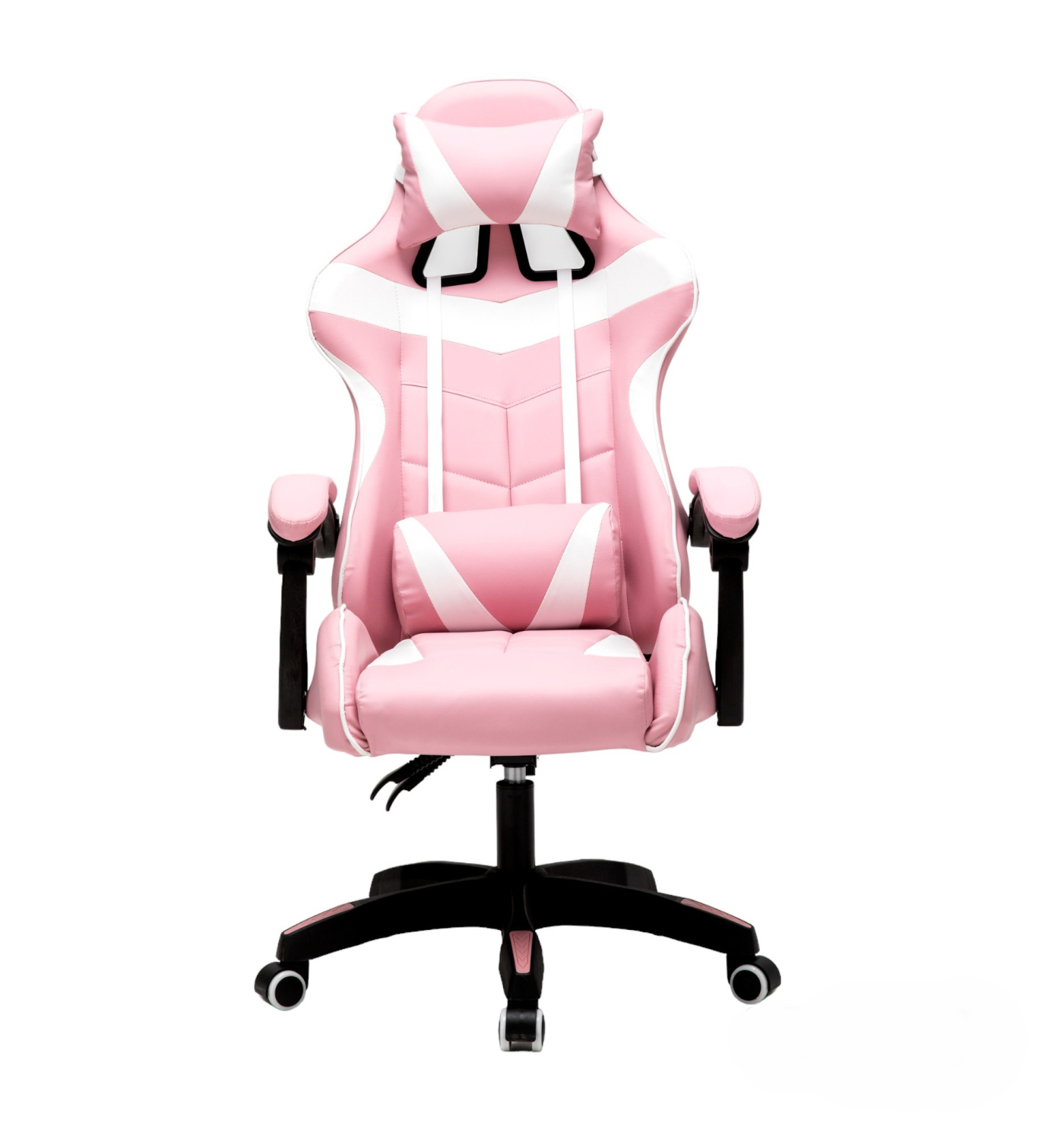 VDD - Gaming Stuhl Cyclone Teenager - Bürostuhl - Racing Gaming Stuhl - Rosa Weiß