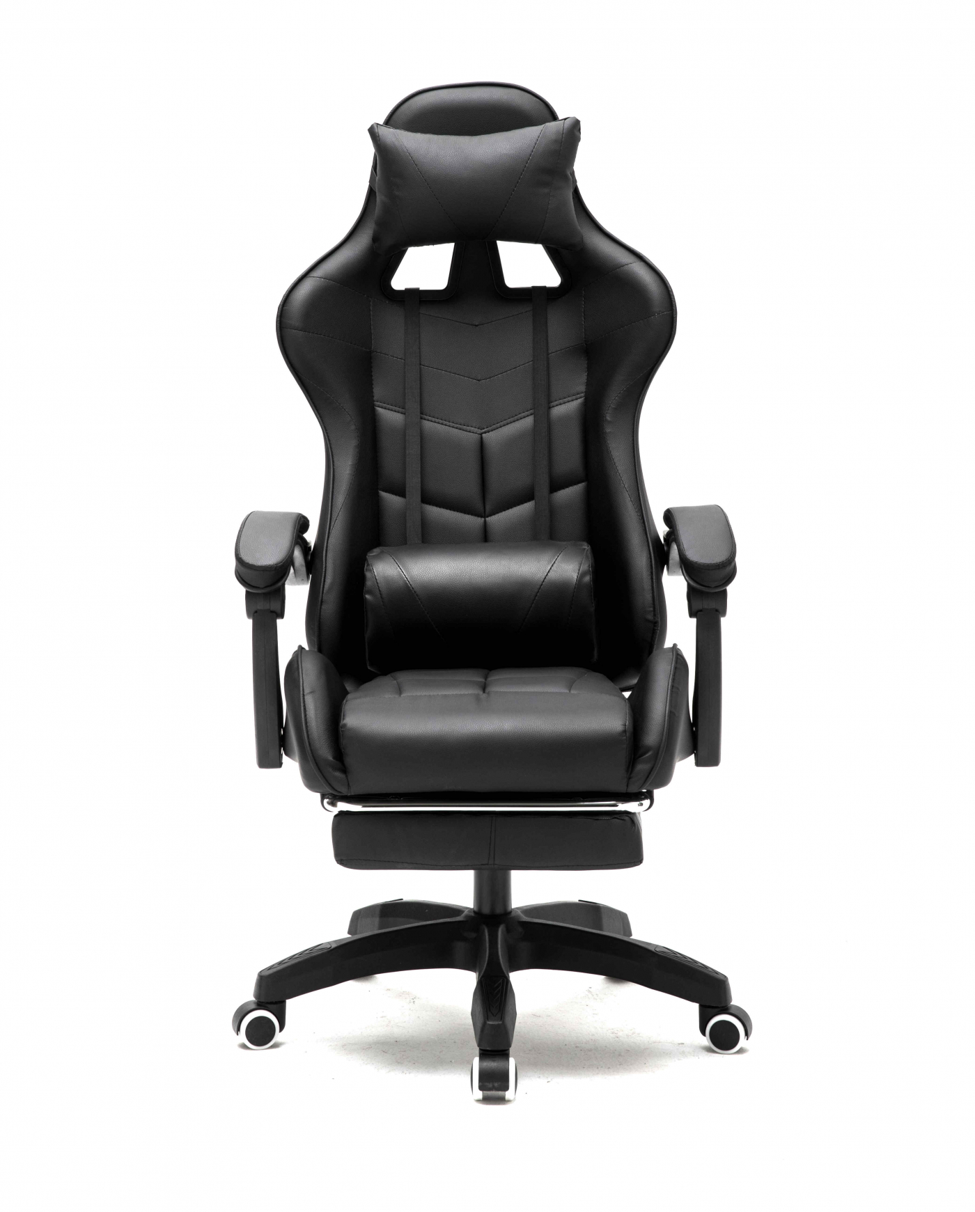 Gaming Stuhl mit Fußstütze Cyclone Teenager - Bürostuhl - Racing Gaming Stuhl - schwarz - alternatives Bild