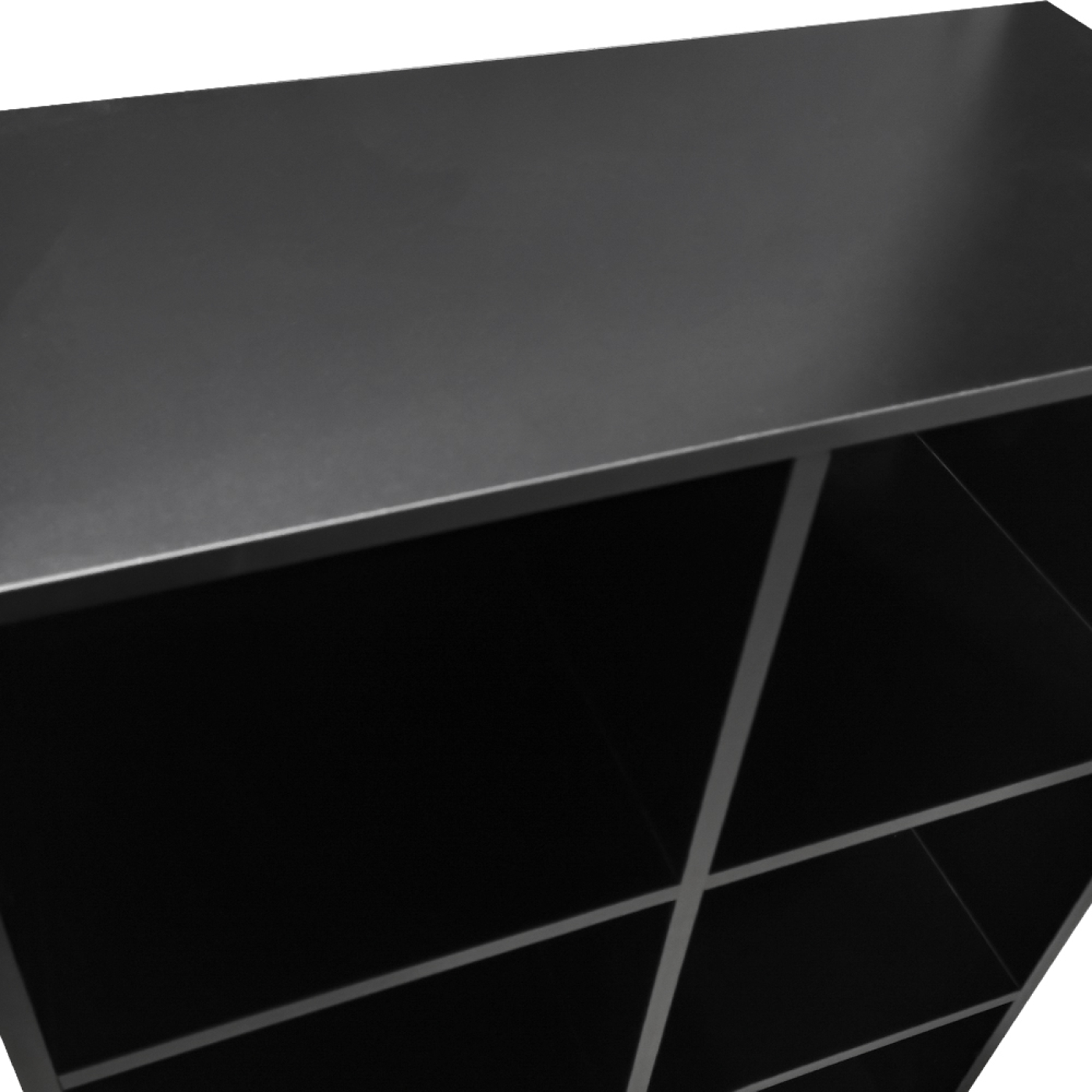 Fächerschrank Vakkie 6 offene Fächer Aufbewahrungsschrank - Bücherregal - Wandschrank - schwarz - VDD World DE Fächerschrank Vakkie 6 offene Fächer Aufbewahrungsschrank - Bücherregal - Wandschrank - schwarz - VDD World DE