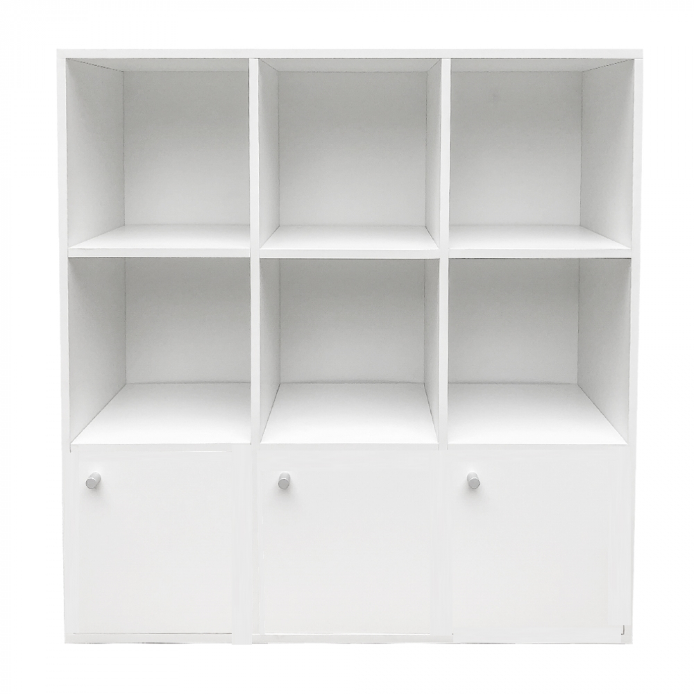 Fächerschrank Vakkie 9 Fächer Aufbewahrungsschrank - Bücherregal - Wandschrank - weiß