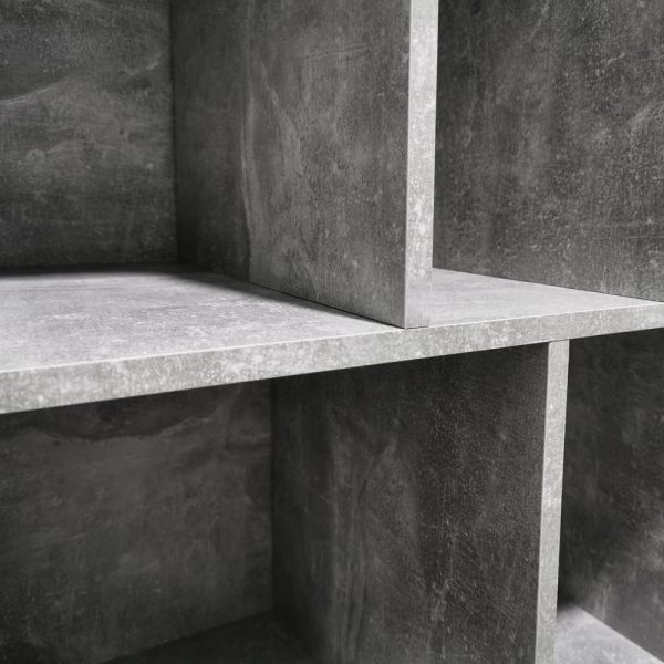 LP-Schallplattenschrank - Plattenschrank - Aufbewahrung von LP-Schallplatten - Bücherregal - 8 Fäche - VDD World DE