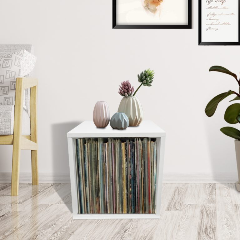 LP Vinyl Aufbewahrungsschrank Würfel - Schallplattenschrank - LP Vinyl Schallplatten Aufbewahrungsre - alternatives Bild