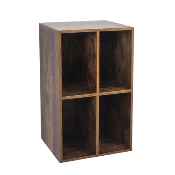   Vinyl-Schallplattenschrank – Aufbewahrung von Schallplatten – Plattenspielerschrank – braun