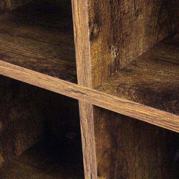   Vinyl-Schallplattenschrank – Aufbewahrung von Schallplatten – Plattenspielerschrank – braun