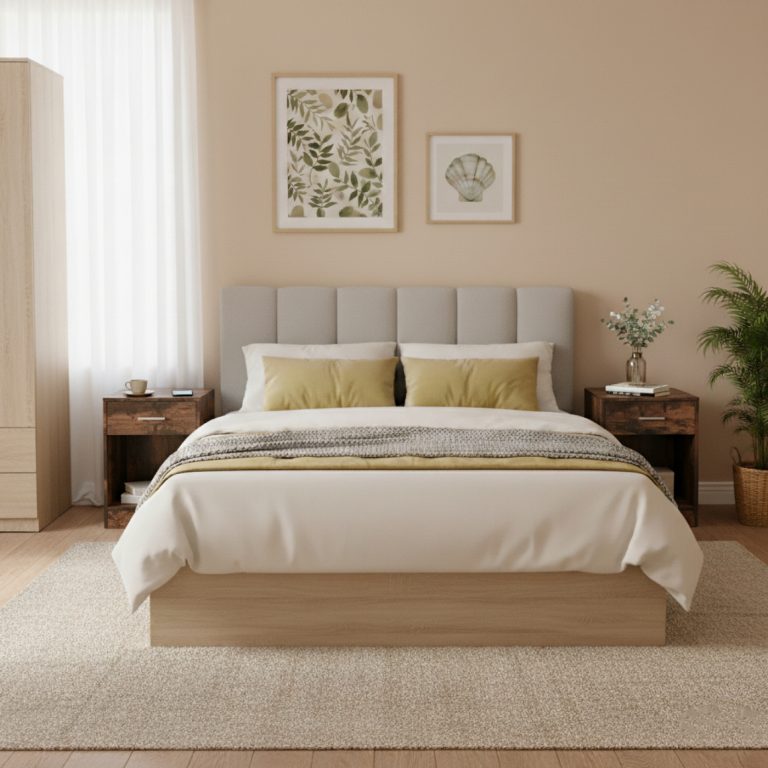 VDD – Nachttisch – Nachttisch-Set, 2 Stück – Nachttische – Nachttisch braun – Nachttisch aus Holz - alternatives Bild