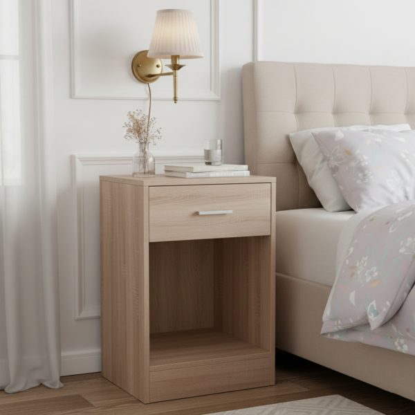   VDD – Nachttisch – Nachttisch hellbraun – Nachttisch modern – Nachttisch Holz