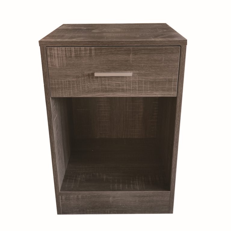 VDD – Nachttisch – Nachttisch grau – Nachttisch aus Holz – Nachttisch modern