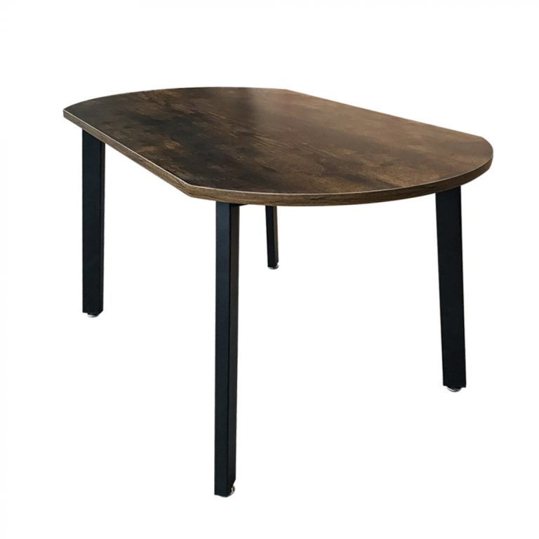 Couchtisch - industrieller Vintage - Metallholz - 90 x 50 cm - schwarzbraun