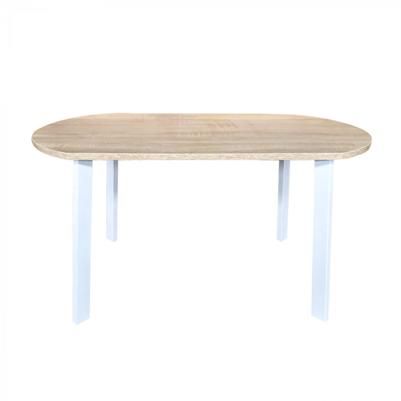 Couchtisch - Metallholz - 90 x 50 cm - weiß hellbraun - VDD World DE Couchtisch - Metallholz - 90 x 50 cm - weiß hellbraun - VDD World DE