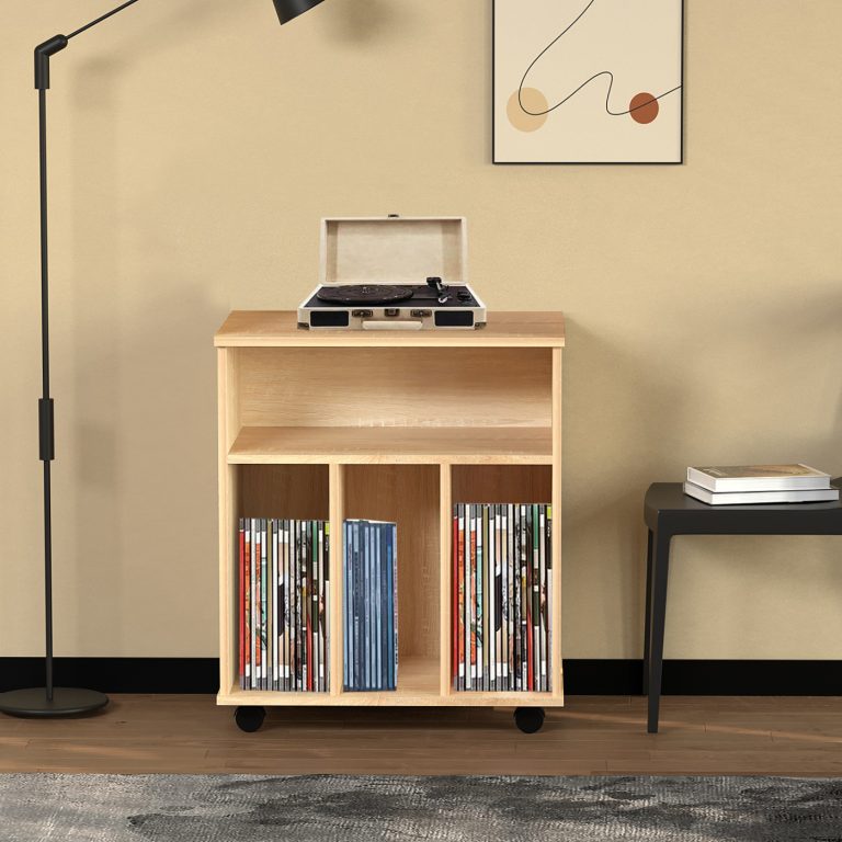 Lp Schallplatten Aufbewahrungsschrank – Bücherregal – Aufbewahrung von Zeitschriften, Schallplatten - alternatives Bild