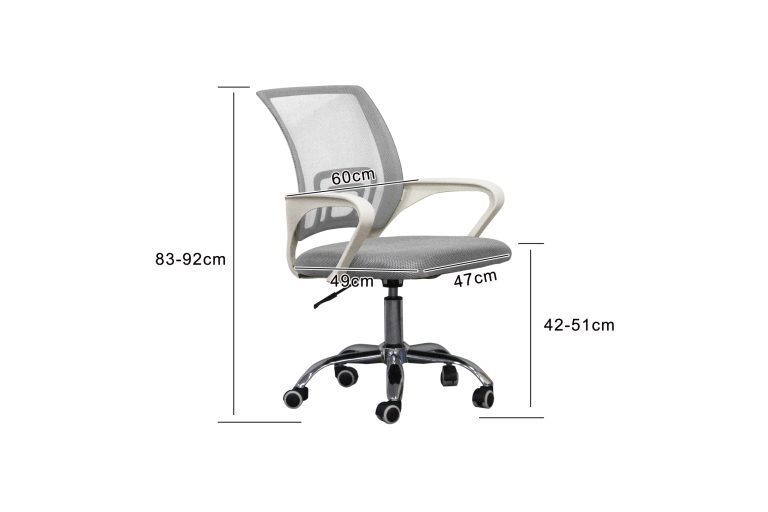VDD Siège de bureau - gris/blanc - ergonomique - réglable en hauteur - alternatives Bild