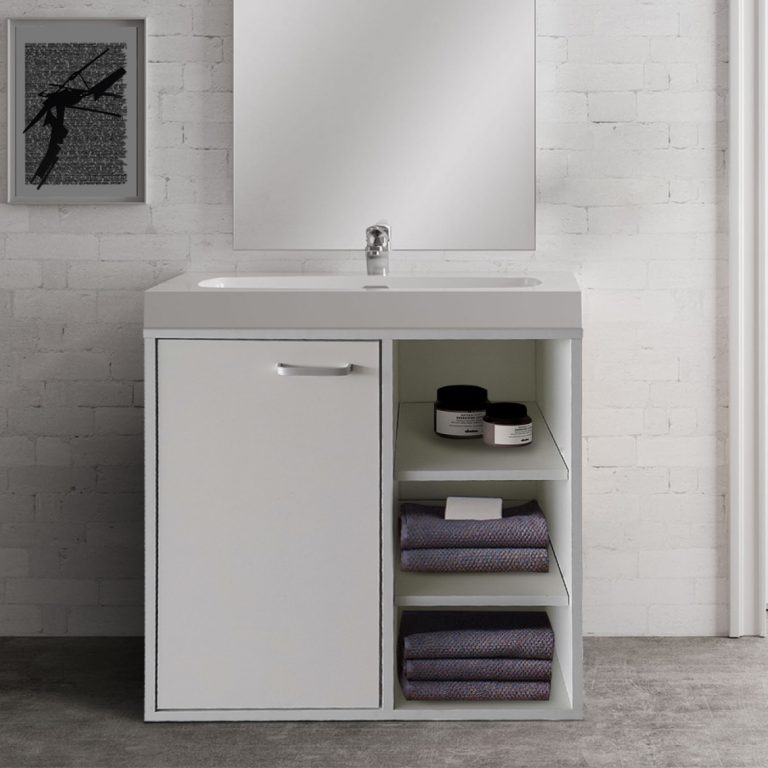 VDD – Fachschrank – Schrägwandschrank – Wandschrank – Weiß – Für Dachschrägen geeignet - VDD World DE