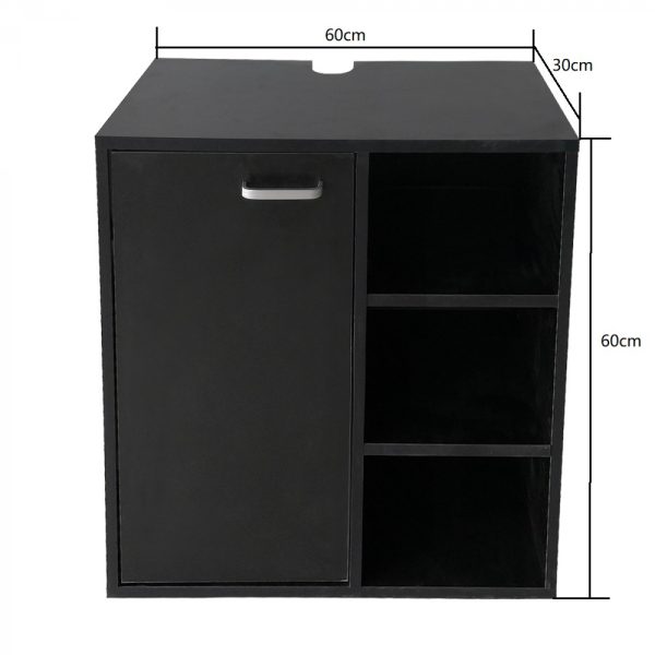   Waschbeckenschrank – Badmöbel – schwarz