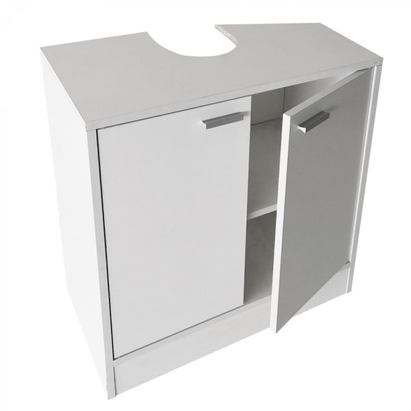   Waschbeckenschrank – Badmöbel – weiß