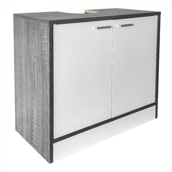   Waschbeckenschrank – Badezimmermöbel – grau