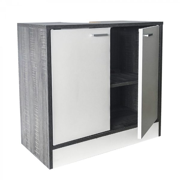   Waschbeckenschrank – Badezimmermöbel – grau