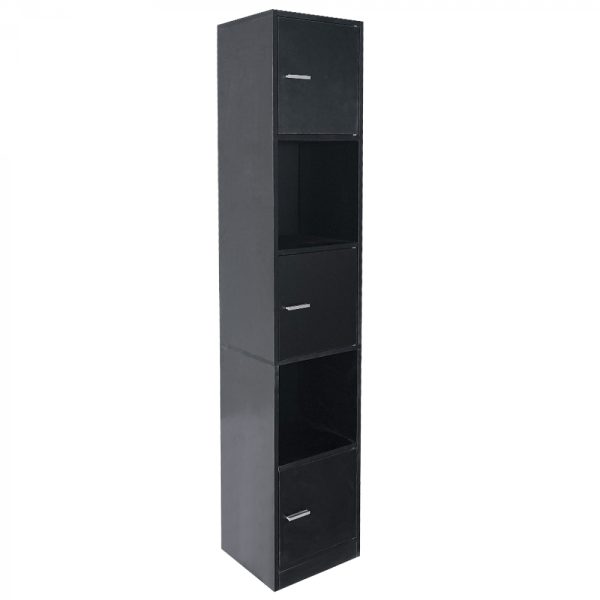   Säulenschrank Badezimmer – Aufbewahrungsschrank Badezimmer Schlafzimmer oder Flur – 180 cm hoch