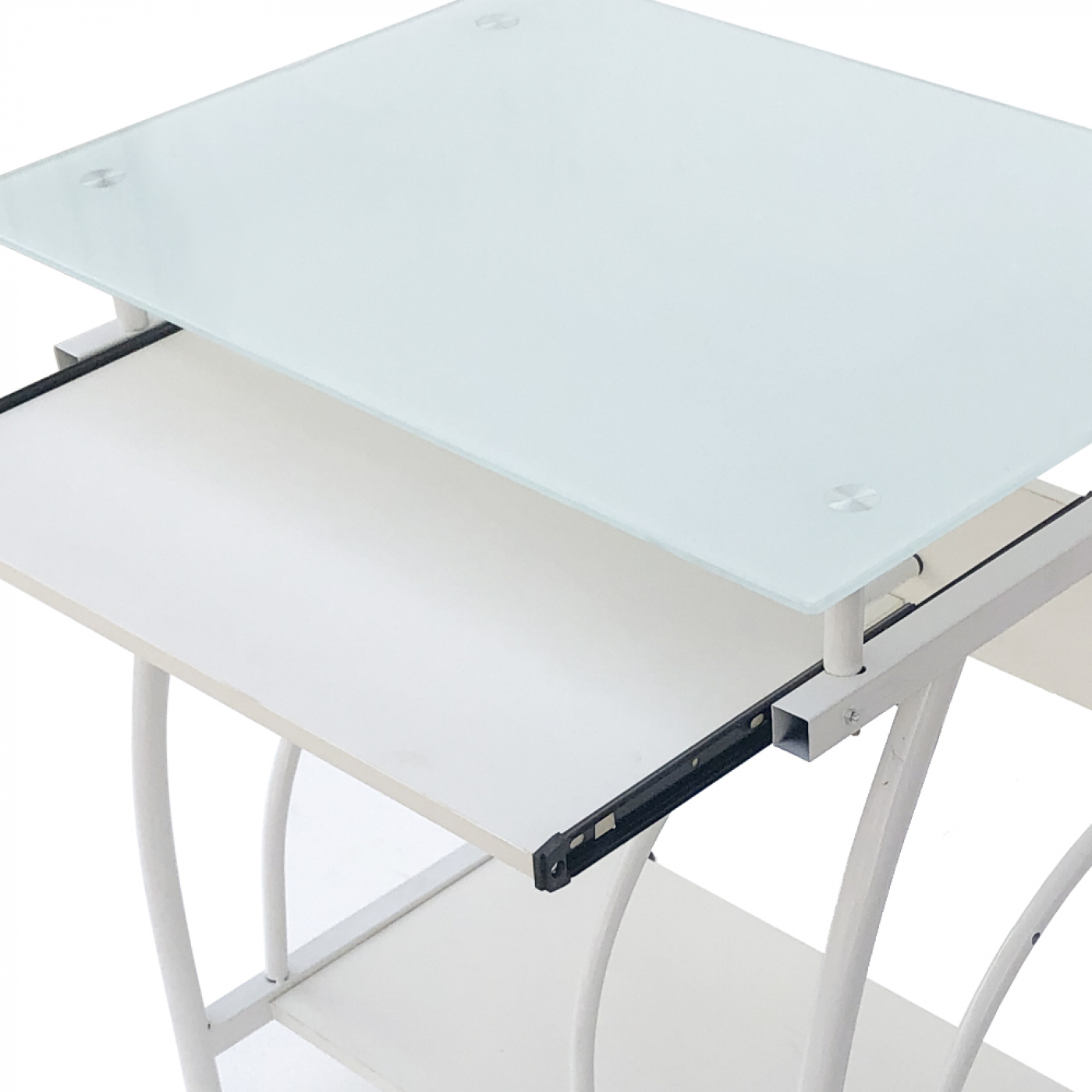 Schreibtisch-Laptop-Computertisch - platzsparend - 70 cm x 50 cm - weiß - VDD World DE Schreibtisch-Laptop-Computertisch - platzsparend - 70 cm x 50 cm - weiß - VDD World DE