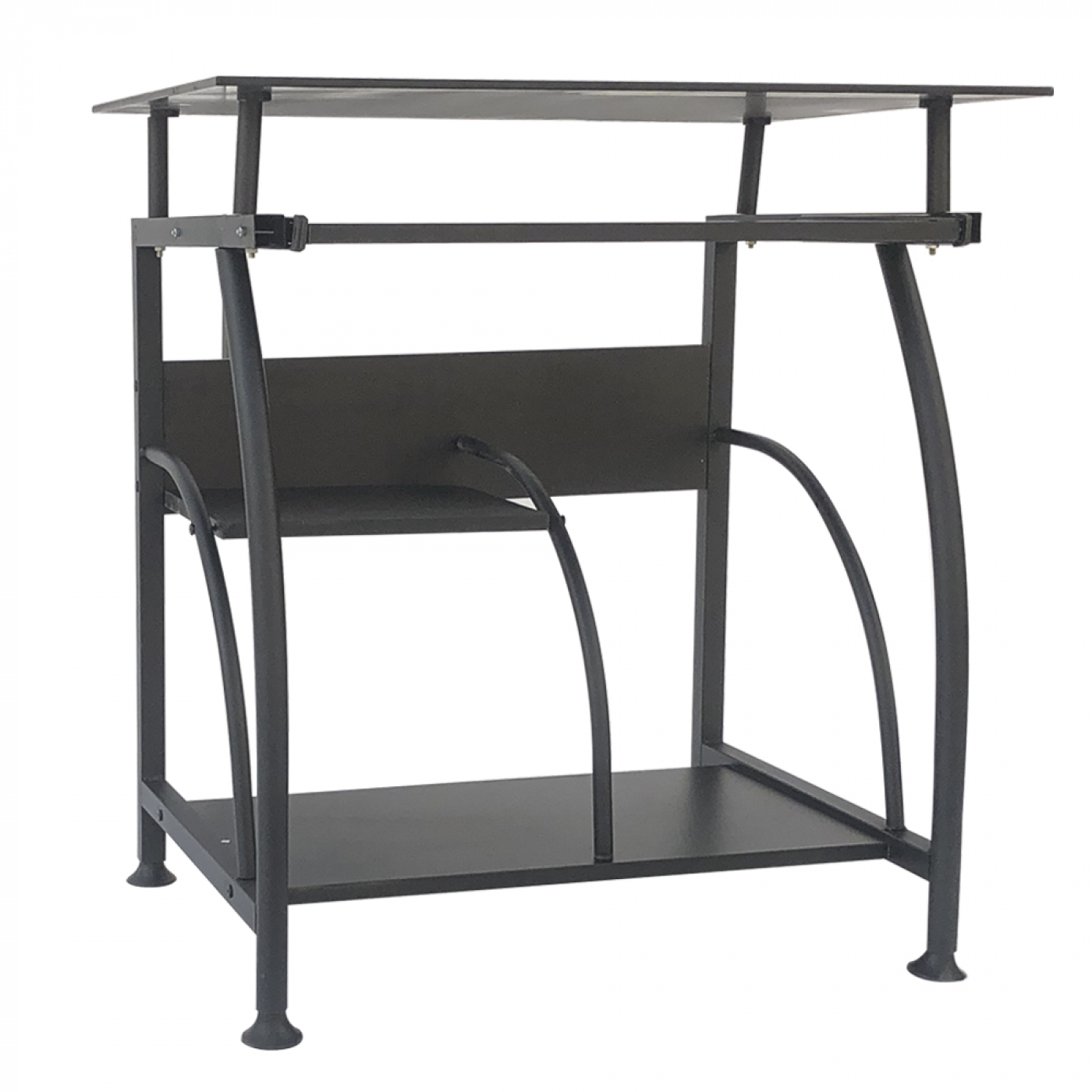 Schreibtisch-Laptop-Computertisch - platzsparend - 70 cm x 50 cm - schwarz - VDD World DE Schreibtisch-Laptop-Computertisch - platzsparend - 70 cm x 50 cm - schwarz - VDD World DE