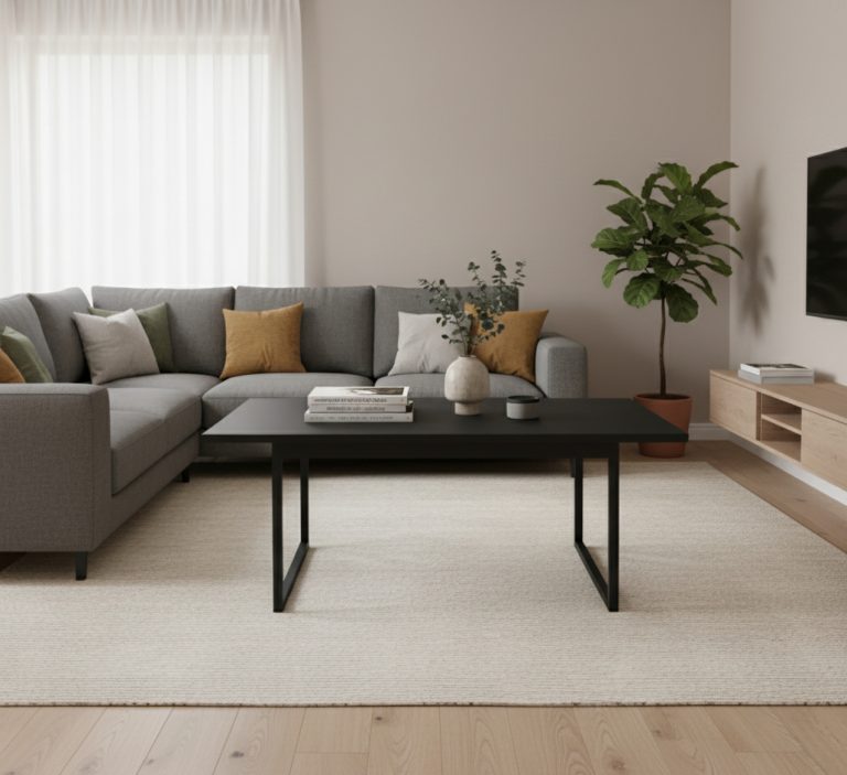 VDD - Couchtisch - industriell - Metall - 100x60x40 - alternatives Bild