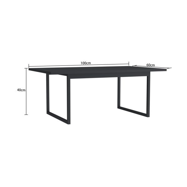   VDD – Couchtisch – industriell – Metall – 100x60x40