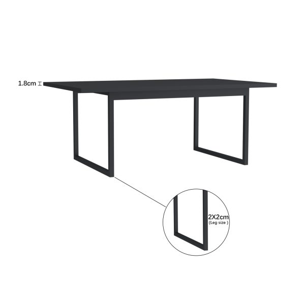   VDD – Couchtisch – industriell – Metall – 100x60x40