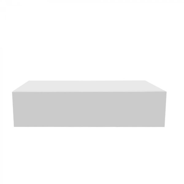   Schwebender Flurschrank – Hängender Sideboardschrank – mit Schublade – 100 cm breit – weiß