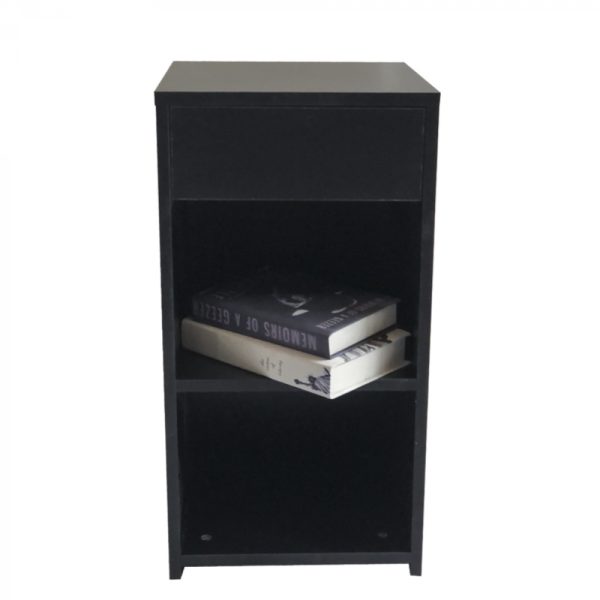 Nachttisch Flurschrank 65 cm hoch schwarz - VDD World DE
