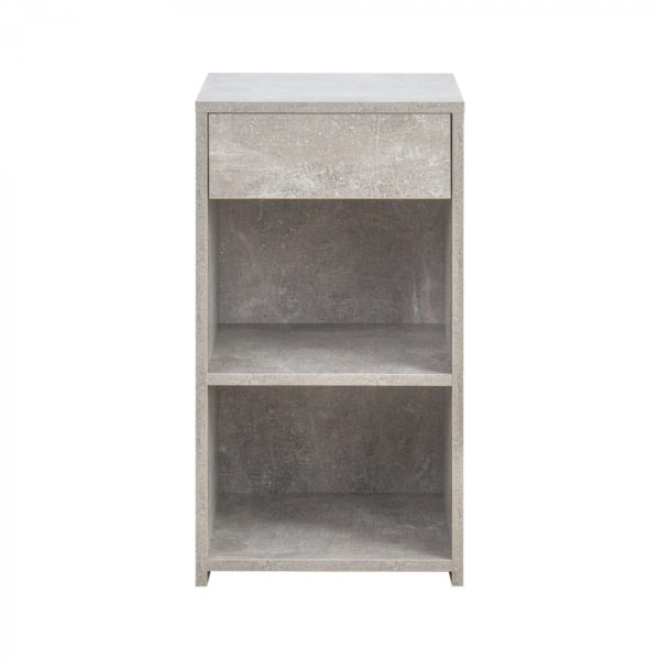   Nachttisch – Flurschrank – 65 cm hoch – graue Betonfarbe