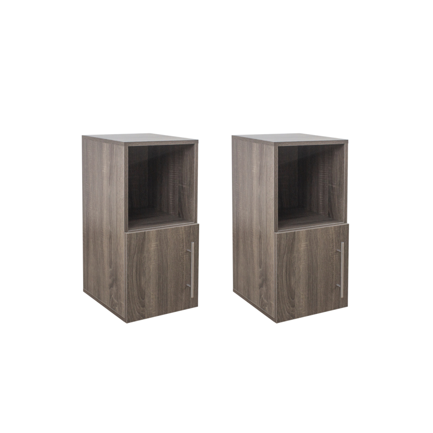 VDD – Nachttisch – Nachttisch-Set, 2 Stück – Nachttische – Nachttisch grau – Nachttisch aus Holz