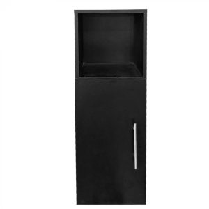 Flurschrank - Nachttisch - 90 cm hoch - schwarz