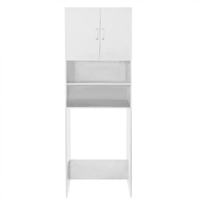 Waschmaschinenschrank Umbauschrank Bauschrank 190 cm Jutas weiß