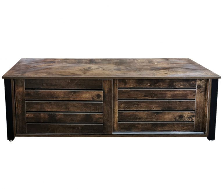 VDD Vitrine stehend Hängevitrine - Glasböden 50 cm breit x 4,5 tief - Schiebetüren - VDD World DE