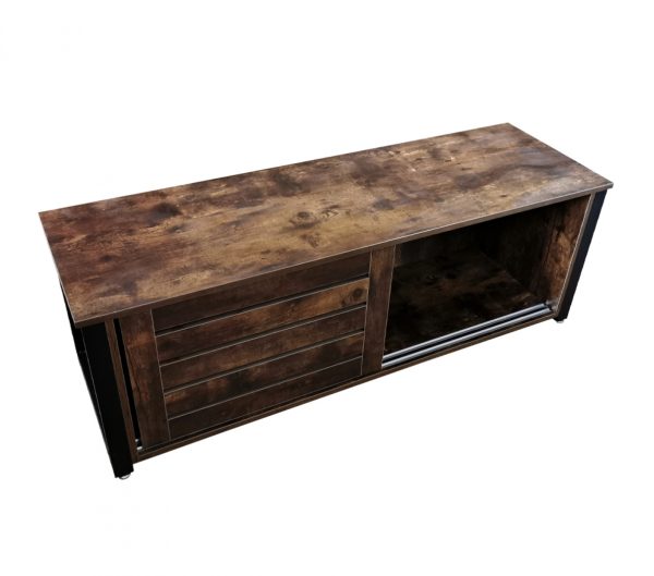 TV-Möbel Tough Industrial - Sideboard mit Schiebetüren - 130 cm breit - VDD World DE