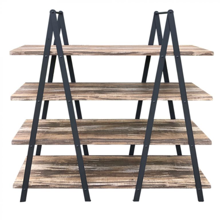 Garderobenständer groß Garderobenständer Tough - mit Bank Schuhregal - Industriemetall Holz - 183 cm - VDD World DE