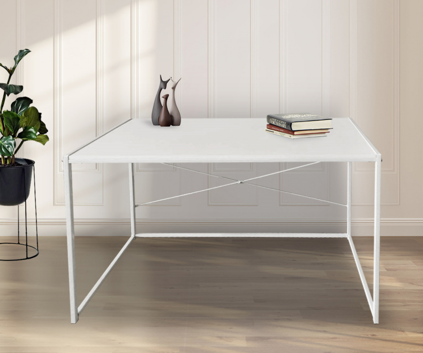 Schreibtisch Stoer - Laptoptisch - Computertisch - Beistelltisch - Industriedesign - 100 cm breit - - alternatives Bild