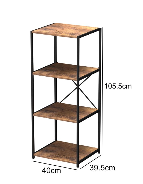   VDD Küchenschrank Industrie – Küchenregal Organizer – 105 cm hoch