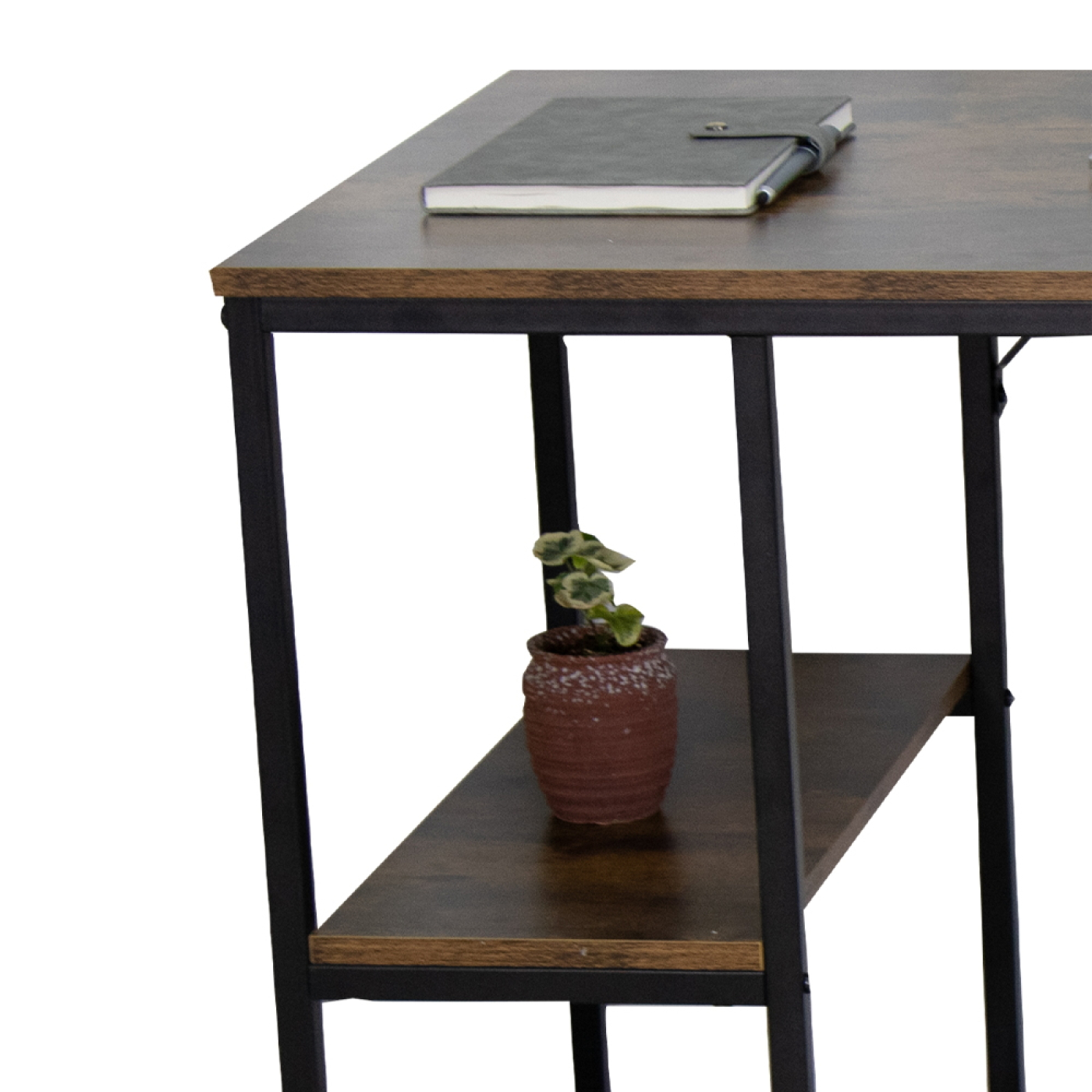 Schreibtisch Computertisch Robustes Industriedesign mit Ablageflächen 120 x 60 x 75 cm - VDD World DE Schreibtisch Computertisch Robustes Industriedesign mit Ablageflächen 120 x 60 x 75 cm - VDD World DE