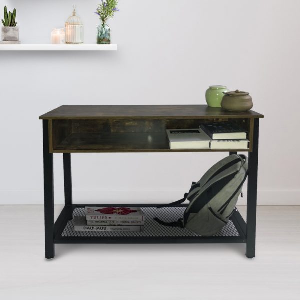   Beistelltisch Konsolentisch Robuster Wandtisch im Industriedesign