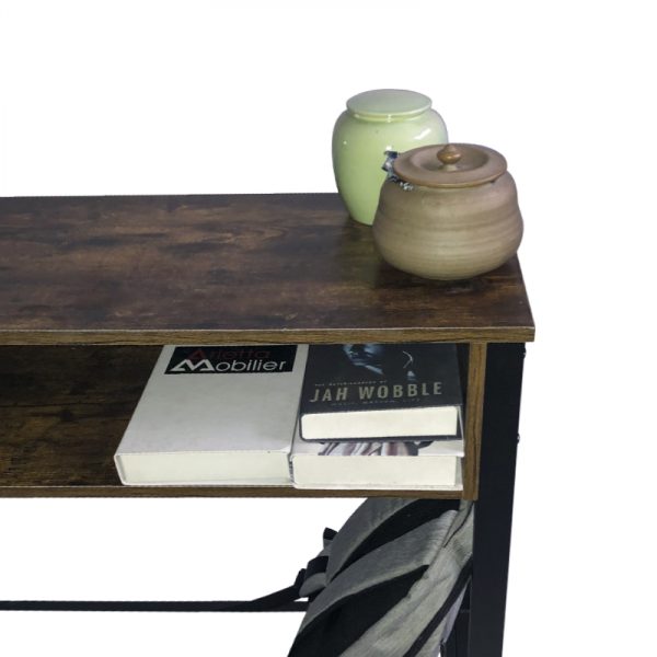   Beistelltisch Konsolentisch Robuster Wandtisch im Industriedesign