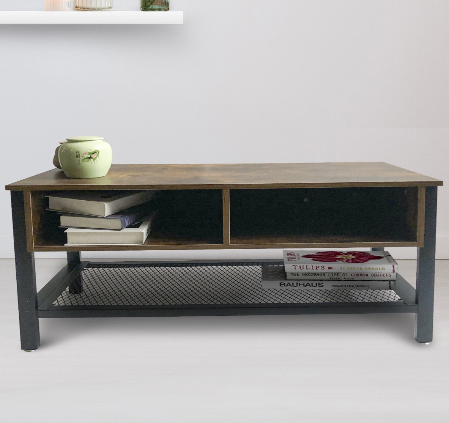 TV-Schrank Sideboard Robustes industrielles Vintage-Design 140 cm - alternatives Bild