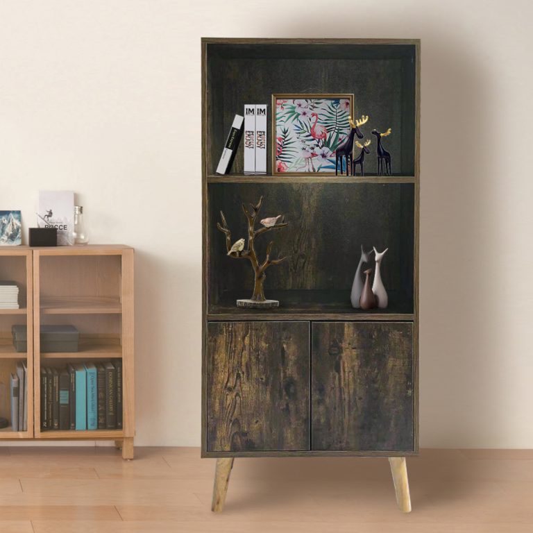 VDD Wandvitrine stehend - Glasböden 4,5 cm tief - Schiebetüren - VDD World DE